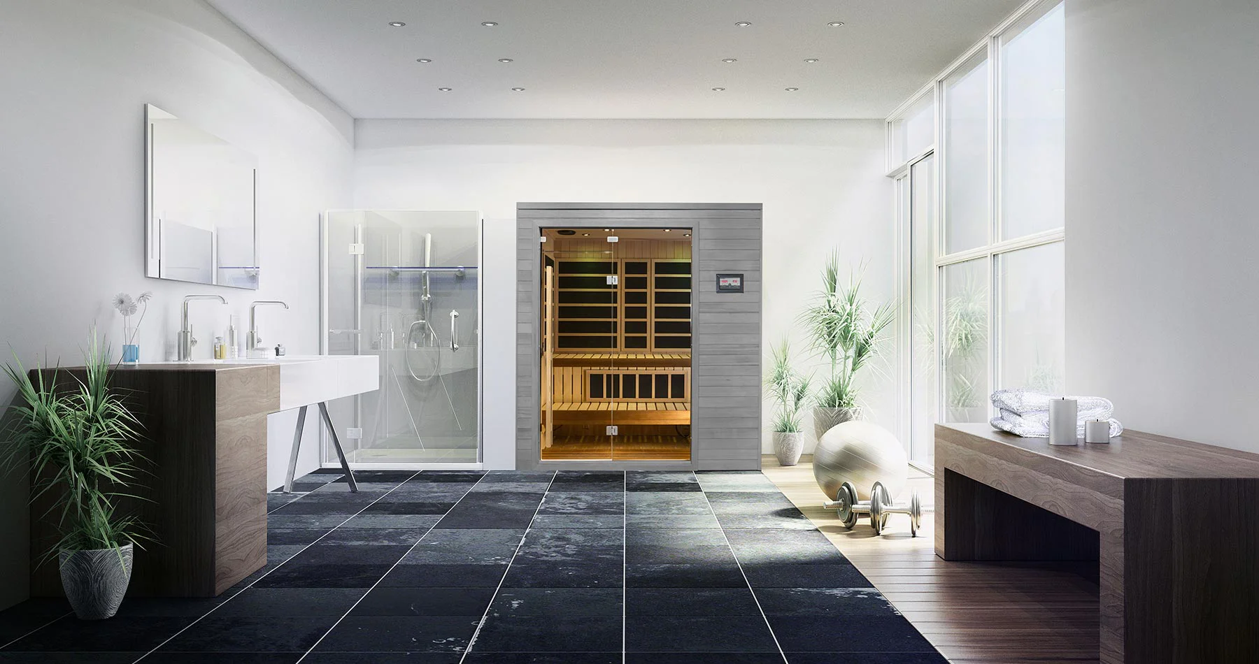 infra room accessories background