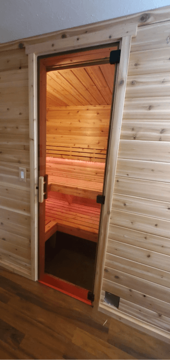 sauna doors